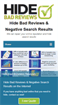 Mobile Screenshot of hidebadreviews.com